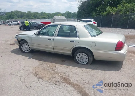 2004 Mercury Grand Marquis Gs из США, поврежденный, VIN 2MEFM74WX4X683434